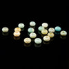 Natural Multi Color Amazonite Gemstone Large Hole Beads Rondelle Donut 14MM BULK LOT 2,6,12,24,50 Beads (80021208-S62)