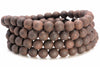 6mm 108PCS Natural Matte Ebony Black Sandalwood Prayer Buddha Mala Meditation Beads Round Loose Beads BULK LOT (80005379-400)