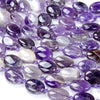 Natural Amethyst Gemstone Oval 11X8MM 14X10MM 16X12MM 18X13MM 20X15MM 34X25MM Loose Beads (D420)