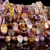 Natural Auralite 23 Gemstone Stick Pebble Chip 9-17MM Loose Beads (D714)