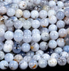 Natural White Opal Gemstone Grade AAA Round 8MM Loose Beads (D517)