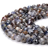 Natural Tanzanite Gemstone Grade A 5MM Micro Faceted Round Loose Beads 15 inch Full Strand (80018223-P97)