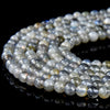 Natural Labradorite Gemstone Round 3-4MM Loose Beads 15.5 inch Full Strand (80018925-P86)