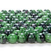 6mm Ruby Zoisite Gemstone Green Red Grade AA Round Loose Beads 15.5 inch Full Strand (80000364-783)