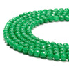 Aventurine Green Jade Gemstone Facetecd Round 8MM Loose Beads (D632)