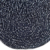 Natural Black Tourmaline Gemstone Grade AA Micro Faceted Round 2MM Loose Beads 15 inch Full Strand (80018438-P101)