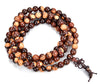 108PCS 6MM 8MM Natural Yellow Red Sandalwod Prayer Buddha Mala Meditation Beads Round Loose Beads (D524)