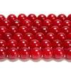 Red Jade Gemstone Round 8MM Loose Beads 14.5 inch Full Strand (80020091-D618)