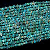 100% Genuine Natural Turquoise Blue Green Gemstone 5-8MM Pebble Nugget Chip Loose Beads (D430)