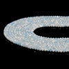 Natural Aquamarine Gemstone Grade AA Micro Faceted Round 3MM Loose Beads 15 inch Full Strand (80020509-P115)