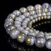 Gray Gold Mashan Jade Gemstone Round 4MM 6MM 8MM 10MM Loose Beads (D571)