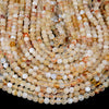 Natural Citrine Gemstone Grade A Micro Faceted Round 4MM 6MM Loose Beads (P96)