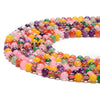 Multi Color Jade Gemstone Round 6MM Loose Beads 14.5 inch Full Strand (80020207-D627)