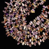 Natural Auralite 23 Gemstone Stick Pebble Chip 9-17MM Loose Beads (D714)