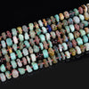 Natural Assorted Mixed Stone Gemstone Rondelle Slice 8-10MM Loose Beads (D599)
