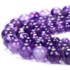 Natural Amethyst Gemstone Grade AA Round 6MM 7MM 8MM 9MM Loose Beads (D442)