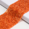 Orange Jade Gemstone Rondelle 4X2MM Loose Beads 14.5 inch Full Strand (80020060-D616)