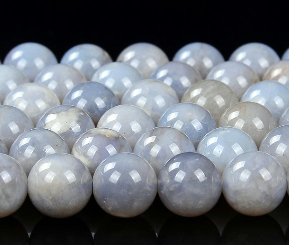 Natural Rare Madagascar Blue Rose Quartz Gemstone Grade AAA Round 6MM 8MM 10MM Loose Beads (D456)