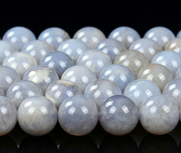 Natural Rare Madagascar Blue Rose Quartz Gemstone Grade AAA Round 6MM 8MM 10MM Loose Beads (D456)