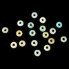 Natural Multi Color Amazonite Gemstone Large Hole Beads Rondelle Donut 14MM BULK LOT 2,6,12,24,50 Beads (80021208-S62)