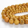 Natural Golden Sandalwood Mala Meditation Beads Round 6MM 8MM 10MM 12MM Loose Beads 16 inch BULK LOT (6-W0)