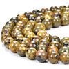 Yellow Yooperlite UV Reactive Gemstone Round 8MM Loose Beads (D484)
