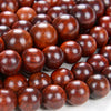 Natural Rosewood Mala Meditation Beads Round 6MM 8MM 10MM 12MM Loose Beads 16 inch BULK LOT (5-W0)
