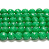 Aventurine Green Jade Gemstone Facetecd Round 8MM Loose Beads (D632)