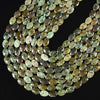 Natural African Turquoise Gemstone Micro Faceted Oval 11X7MM Loose Beads 7.5 inch Half Strand (80021480-D718)