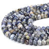 Natural Tanzanite Gemstone Grade A Micro Faceted Rondelle 6X4MM Loose Beads (P92)