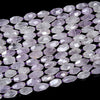 Natural Lavender Amethyst Gemstone 11X20-14X26MM Faceted Rice Tube Loose Beads (D427)