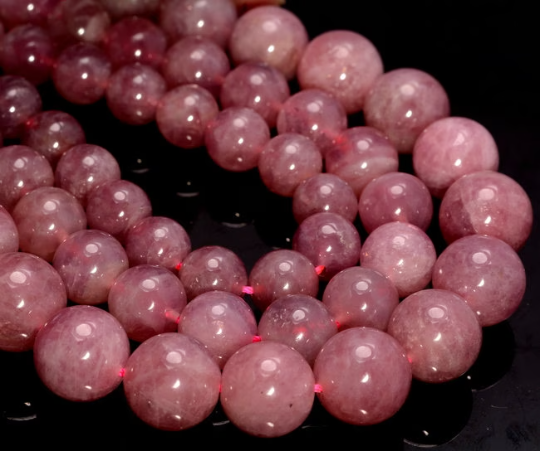 Natural Madagascar Rose Quartz Gemstone Grade AAA Round 12MM 13MM 14MM 15MM 16MM 17MM Loose Beads (D481)