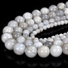 Natural White Crazy Lace Agate Gemstone Round 4MM 6MM 8MM 10MM Loose Beads (D548)