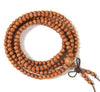 Fragrant Australia Sandalwood Prayer Buddha Mala Meditation Round 4MM Loose Beads 33 inch  (80020472-781)