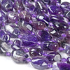 Natural Amethyst Gemstone Faceted Barrel Drum 8X12-9X13MM 11X14-12X16MM 13X14-13X20MM Loose Beads (D425)