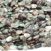 Natural Green Phantom Quartz Gemstone 6-8MM Pebble Nugget Loose Beads (D466)