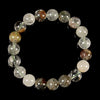 Green Phantom Quartz Gemstone Round Bracelet 7MM 8MM 10MM 11MM 12MM 13MM 7.5 inch 8 inch Strand (S52)