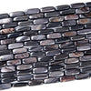 Dark Bronze Mother of Pearl Shell MOP Gemstone 8X22MM Rectangle Tube Loose Beads (D434)