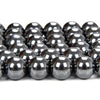 Magnetic Hematite Gemstone Round 8MM Loose Beads 15 inch Full Strand (80018847-D509)