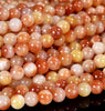 Orange Yellow Persian Jade Gemstone Round 4MM 6MM 8MM 10MM Loose Beads (D567)
