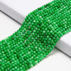 Green Jade Gemstone Round 4MM Loose Beads 14.5 inch Full Strand (80020072-D617)