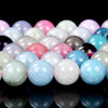 Multi Color Jade Gemstone Round 8MM Loose Beads (D509)