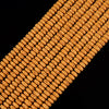 Orange Lava Gemstone Rondelle 8X4MM Loose Beads (D648)