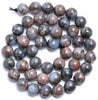 6mm Natural Gray Opal Gemstone Blue Gray Round Loose Beads 15 inch Full Strand (80005957-M36)