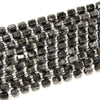 Natural Black Labradorite Gemstone Faceted Round Tube Hexagon 10X8MM Loose Beads (D724)
