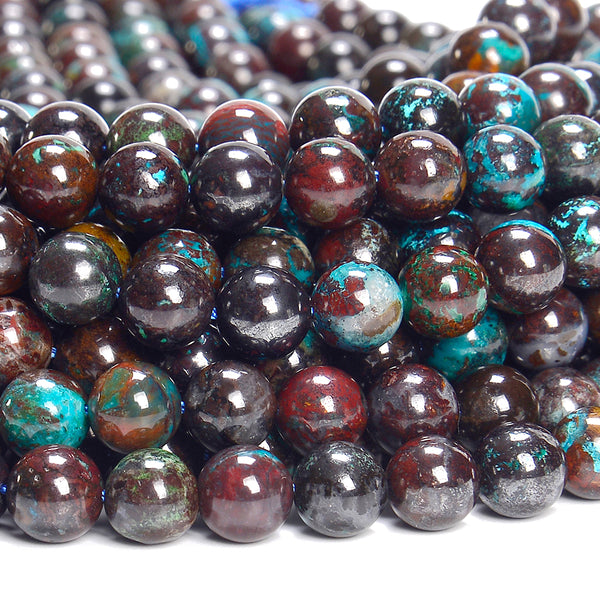 Natural Chrysocolla Gemstone Round 6MM 8MM 10MM Loose Beads (D652)