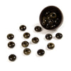 Natural Golden Obsidian Gemstone Large Hole Beads Rondelle Donut 14MM BULK LOT 2,6,12,24,50 Beads (80021193-S63)