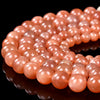 Natural Natural Sunstone Gemstone Grade AAA Round 6MM 8MM 10MM Loose Beads (D499)
