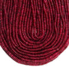 Ruby Red Color Jade Gemstone Rondelle 4X2MM Loose Beads 14.5 inch Full Strand (80020057-D616)