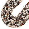 Coffe White Fire Agate Gemstone Round 6MM 8MM 10MM Loose Beads (D706)